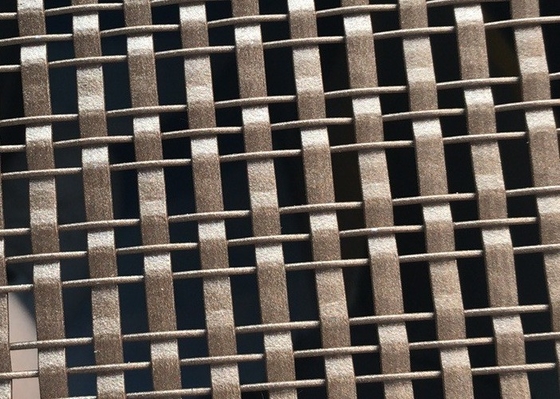 316 Materoal Architectural Wire Mesh Multi Color Plywood Decorative For Hotels