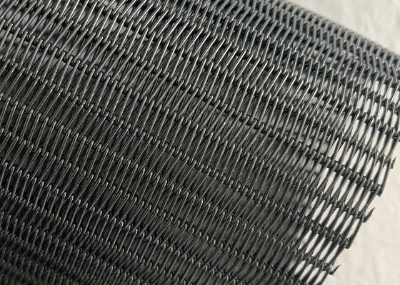 Black Plain Weave Polyester Mesh Belt Dryer Conveyor Belt For Paper Machine