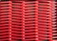 0.1-30m Red Polyester Spiral Dryer Mesh Belt With Glue For Paper Mil