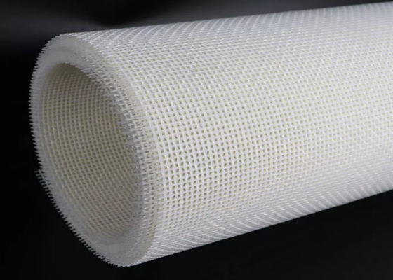 Προσαρμοσμένο μέγεθος Polyester Square Hole Mesh Μεταγωγική ζώνη για ξήρανση τροφίμων