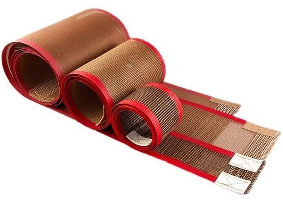 UV ξηρότερη PTFE πλέγματος μεταφορέων αντίσταση ραγίσματος ζωνών υψηλής θερμοκρασίας