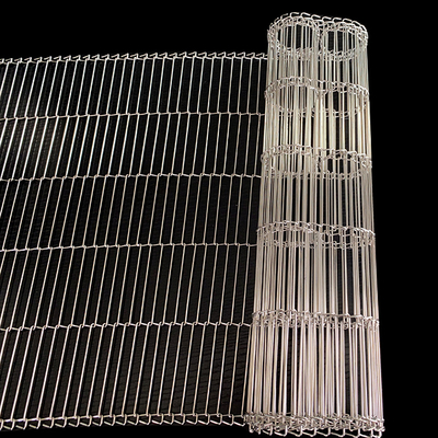 Ψωμί ψήσιμο Flat Flex μεταγωγική ζώνη Sus304 Wire Mesh