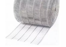 4-20mm Rod Pitch Stainless Steel Wire Belt Ανθεκτική σε χαμηλές θερμοκρασίες