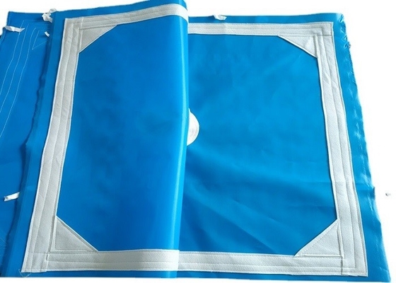 Μπλε χρώμα PP Polypropylene Multifilament Filter Fabric Vertical Filter Press Mesh Υφασμάτινο πλέγμα