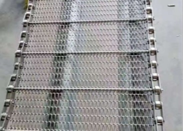Μεταγωγική ζώνη από ανοξείδωτο χάλυβα ανθεκτική σε υψηλές θερμοκρασίες για τη μεταφορά τροφίμων