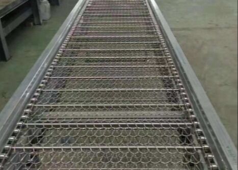 High Tensile 316 Stainless Steel Spiral Grid Belt for Packaging Machinery Delivery
