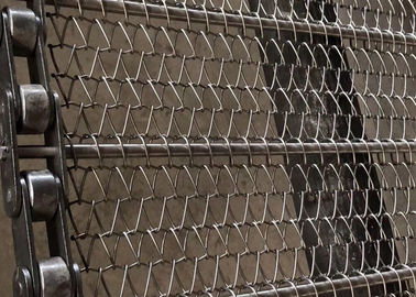 Χρήση 304 φούρνων υψηλής θερμοκρασίας ανθεκτικός ζωνών πλέγματος αλυσίδων ανοξείδωτου