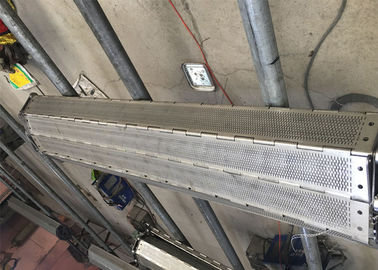 Ζώνη μεταφορέων μεταλλικών πιάτων SS για τα μέρη μηχανημάτων τροφίμων αφυδάτωσης Transort