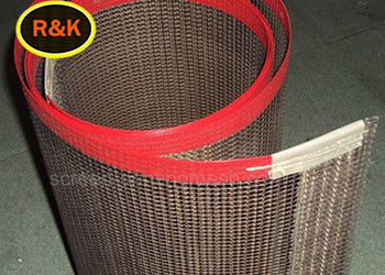 Το τεφλόν έντυσε ζώνη πλέγματος Ptfe τροφίμων 4*4mm την ξηρά