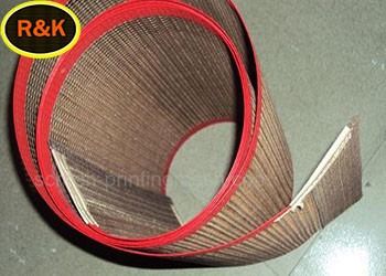 ελεύθερες τεφλόν ζώνες μεταφορέων 1x1mm 4100mm PFOA