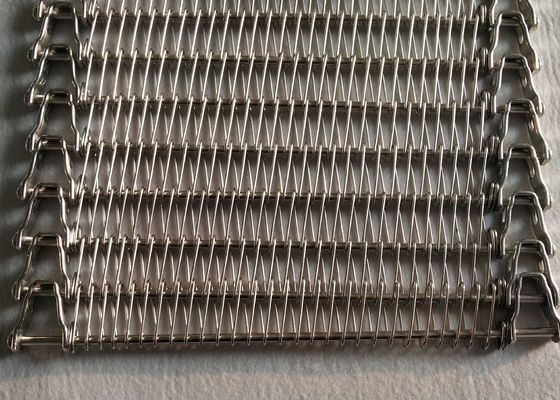 Επίπεδος ευκίνητος ψυκτήρας Ss201 0.8mm σπειροειδής ζώνη πλέγματος