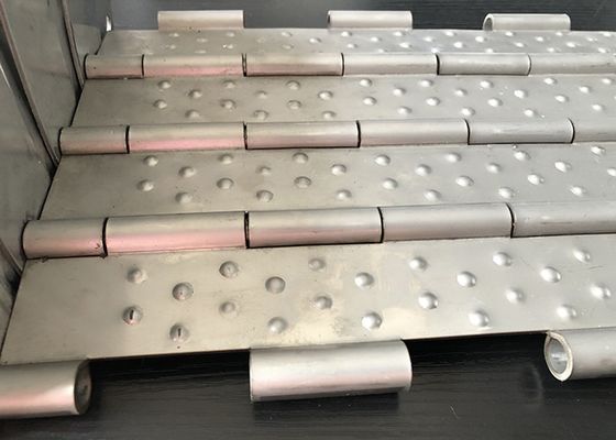 ζώνη μεταφορέων πιάτων 3mm επίπεδη γαλβανισμένη