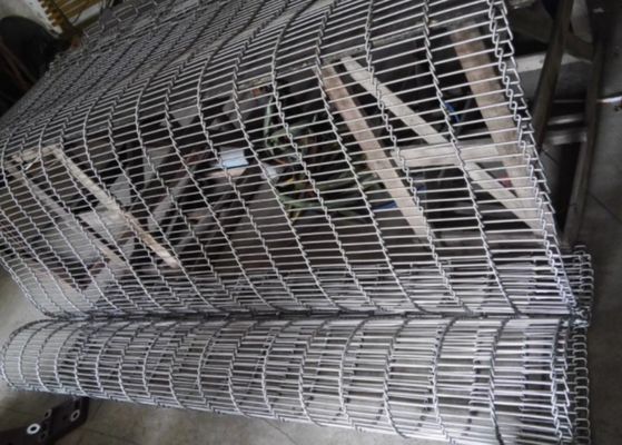 Ανοξείδωτο 3mm διαδικασίας 316l κρέατος επίπεδη ευκίνητη ζώνη μεταφορέων Dia