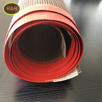 Ανθεκτικός στη θερμότητα στεγνωτήρας UV Ptfe PTFE Mesh Μεταγωγική ζώνη για χαλί