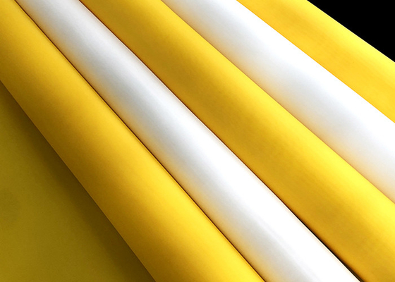 140t Monofilament σαφούς ύφανσης οθόνη πλέγματος άσπρο κίτρινο χρώμα πλάτους 1,25 μέτρων